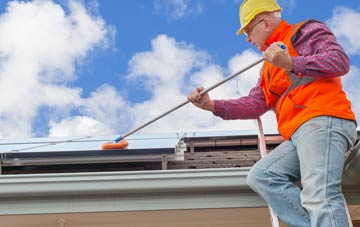 Lopen soft wash roof cleaning